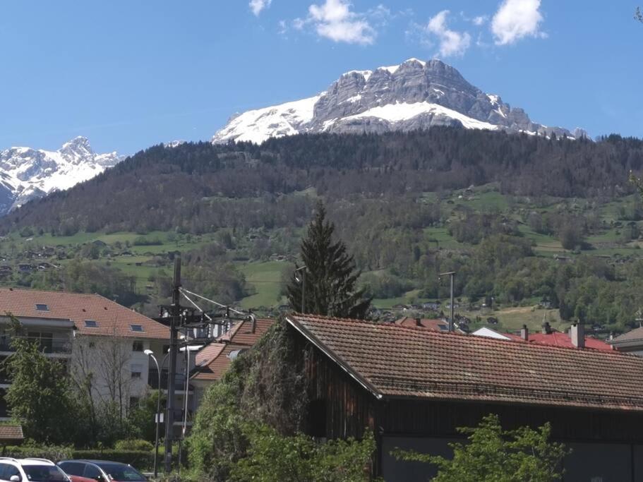 Super Appartement Cocooning Vu Mont Blanc Sallanches Dış mekan fotoğraf